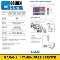 Gambar Timbangan Hitung Digital 30kg CAS EC-II Ketelitian 1g Counting Scale - Putih dari GOLDEN ELECTRA undefined 4 Tokopedia