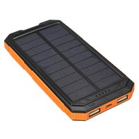 Gambar 12000mAh Solar Power Bank Battery Fast Charger Dual USB SOS LED dari Toko Sinaran Purnama undefined 4 Tokopedia