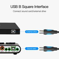 Gambar Vention [VAS-A16 5M] Kabel USB 2.0 Type A Male to B Male printer Black dari Vention Authorized Store undefined 2 Tokopedia