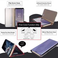Gambar Samsung Galaxy A30S Flip Clear View Standing Cover Mirror Case Casing - Silver, Samsung A30S dari 17 Agustus Case undefined 4 Tokopedia
