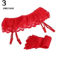 Gambar Setelan Stocking Thigh High Bahan Lace Suspender Garter Belt dari Alfa Shop09 undefined 4 Tokopedia