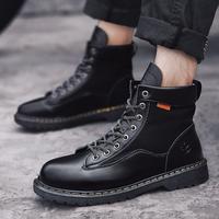 Gambar Sepatu Boots Martin Pria untuk Musim Dingin dari Aghista Official undefined 2 Tokopedia