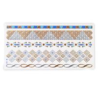 Gambar DELTA Stiker Tato Temporer Warna Biru Metalik Sekali Pakai dari Delta Home Store undefined 4 Tokopedia