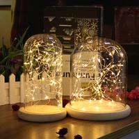 Gambar Clear Glass Display Dome Cloche Bell Jar Wooden Base DIY Decorations dari JMS Surabaya undefined 1 Tokopedia