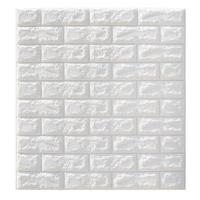 Gambar 5Pcs 3D Waterproof Tile Brick Wall Sticker Self-adhesive White Foam dari JMS Surabaya undefined 1 Tokopedia