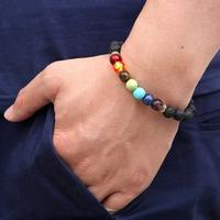 Gambar GELANG BATU LAVA STONE RUBY PIRUS / GELANG PRIA 7 CAKRA PREMIUM G24 dari Monark Indonesia undefined 3 Tokopedia