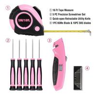 Gambar WORKPRO 103PC Pink Tool Set Ladies Hand Tool Set with Easy Carrying dari superior olshop undefined 5 Tokopedia