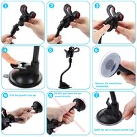 Gambar SUPMANGO Holder Smartphone Mobil Lazypod Flexible Neck 3.5-6 Inch - Z1 dari apikmurah_NEW undefined 5 Tokopedia