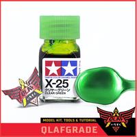 Gambar Tamiya Enamel X-25 Clear Green - cat Gundam model Kit paint dari Wahkhilaf undefined 1 Tokopedia