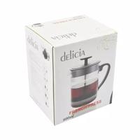Gambar DELICIA PEMBUAT KOPI FRENCH PRESS BOROSILICATE 600ML dari Cilegon13 Store undefined 2 Tokopedia