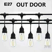 Gambar KABEL FITTING Gantung/Lampu Cafe Dekorasi / KABEL LAMPU KAFE OUTDOOR - 5M5FIT RATA dari SuperHomeLighting undefined 1 Tokopedia