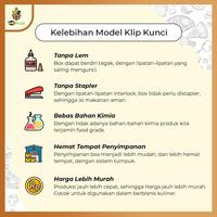 Gambar PAPER LUNCH BOX S ECO PE Laminating Makanan Basah Model Klip Rakit dari Wepack.id undefined 3 Tokopedia
