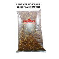 Gambar CABE KASAR KERING 1 KG - DRY CHILI FLAKE - CHILLI IMPORT HALAL dari FOOD REPUBLIC SERPONG undefined 1 Tokopedia