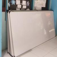 Gambar Whiteboard kantor 120 x 240 cm papan tulis kantor 240 x 120 cm dari Toko Albukhari undefined 2 Tokopedia