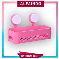 Gambar Rak Toilet Gantung Serbaguna Tempat Sabun Kamar Mandi RT004 - Biru dari Alfaindo undefined 1 Tokopedia