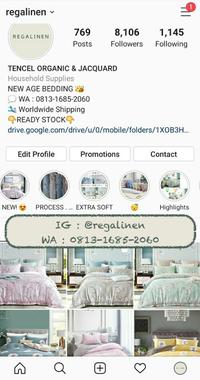Gambar Sprei Bamboo Organic Tencel REGALINEN Queen Pesanan - FLOORTJE GREEN dari REGALINEN ID undefined 2 Tokopedia