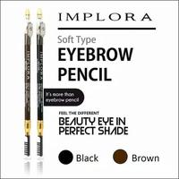 Gambar IMPLORA Pensil Alis 2in1 - Soft Type Eyebrow Pencil - GREY BROWN dari Valensia Hair undefined 3 Tokopedia