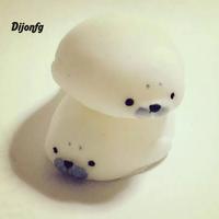 Gambar Mainan Squishy Model Slow-Rising Bahan PU Elastis Bentuk Anjing Laut dari lacoopia undefined 5 Tokopedia