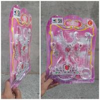Gambar Mainan Aksesoris Perhiasan Mahkota Frozen - Set Fairy Anak Cewek Bando dari Zhafira Corps undefined 2 Tokopedia