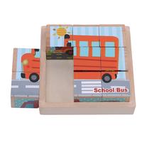 Gambar 1 Set Wooden Puzzle Toy Building Block 3D Toys Gift for Kids dari Betterhoney undefined 2 Tokopedia