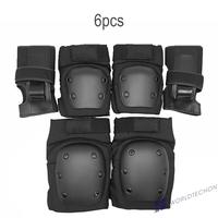 Gambar 6pcs Breathable Elbow Knee Pads Wristguard Skiing Cycling Protective dari home fashion1 undefined 1 Tokopedia