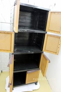 Gambar Napolly Lemari Plastik Rotan X48 Sintesis Coklat bkn Naiba dari RoshFurniture undefined 2 Tokopedia
