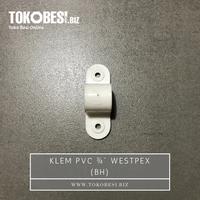 Gambar Klem PVC ¾" Westpex (bh) dari Teguh tokobesi undefined 1 Tokopedia