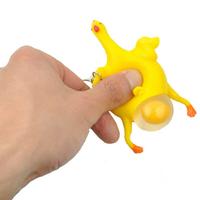 Gambar Gantungan Kunci Squishy Anti Stress Model Ayam Bertelur Turkey Egg dari TravelnMore undefined 3 Tokopedia