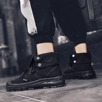 Gambar Sepatu Boots Martin High Top Platform Bahan Kanvas Ukuran 39-44 dari lacoopia undefined 2 Tokopedia