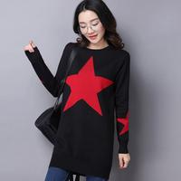 Gambar Sweater Kaos Hoodie Wanita Lengan Panjang Motif Print Bintang untuk dari lacoopia undefined 1 Tokopedia