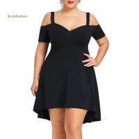 Gambar Ukuran Besar Dress Mini Wanita Lengan Pendek Model Off Shoulder High dari MAS J-PROJECT undefined 4 Tokopedia