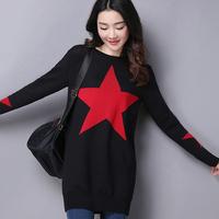 Gambar Sweater Kaos Hoodie Wanita Lengan Panjang Motif Print Bintang untuk dari lacoopia undefined 3 Tokopedia