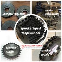 Gambar SPROCKET GEAR DOUBLE RS 40 - 2 x 23T GIR RANTAI GIGI 23 dari Mitra Jaya Teknik. undefined 4 Tokopedia