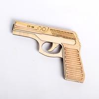 Gambar PISTOL KAYU MAINAN ADTOYS - MAINAN ANAK2 JAMAN DULU | RUBBER GUN dari Toko FiDO undefined 2 Tokopedia