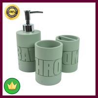 Gambar Aksesoris Kamar Mandi Shermy Embossed 3 Pcs - Hijau dari Aneka Gudang_NEW undefined 1 Tokopedia