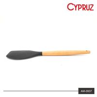 Gambar Spatula Silicone + Gagang Kayu AM-0937 dari suksesterdepan undefined 3 Tokopedia