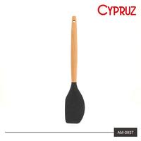 Gambar Spatula Silicone + Gagang Kayu AM-0937 dari suksesterdepan undefined 1 Tokopedia