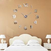 Gambar Jam Dinding Besar DIY Giant Wall Clock Creative Design 80-130cm 105 - Hitam dari Medan Pipe Fittings undefined 1 Tokopedia