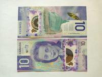 Gambar Uang Polymer 10 Dollar CAD Canada 2 Lembar Urut Tahun 2 LIMITID dari POSITIVE SHP undefined 2 Tokopedia