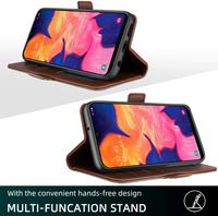 Gambar Flip Wallet Leather Dompet Kulit Cover Case Untuk Samsung J7 Prime - Cokelat dari Hoolo undefined 4 Tokopedia