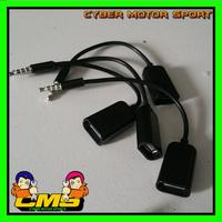 Gambar Murah! Converter Aux to Usb. Adaptor Aux jack Ke Female Usb. head unit dari Ratna variasi mobil undefined 2 Tokopedia