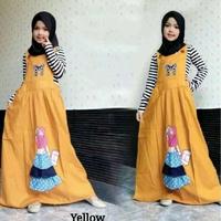 Gambar Barbie Set Kids 7-10 Tahun / Baju Muslim Gamis Setelan Anak Perempuan - Biru dari Grosir29Kaos undefined 1 Tokopedia
