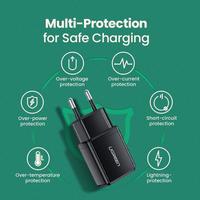 Gambar Ugreen 5v 2,1A 10.5W Max USB Wall Charger Mini - 50459 - Hitam dari Nexco undefined 2 Tokopedia