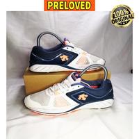Gambar PRELOVED Sepatu Running DESCENTE White BLUE Korea ORIGINAL SNEAKER dari Chef Queen undefined 2 Tokopedia