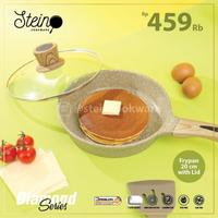 Gambar STEIN COOKWARE Diamond Frypan 20 cm + Lid dari Jawa Electrik undefined 3 Tokopedia