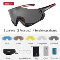 Gambar Kacamata Sepeda Rockbros Polarized Kaca mata Sepedah Gowes Anti UV - 10131 Hitam dari Megasports_NEW undefined 5 Tokopedia