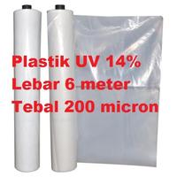 Gambar Plastik UV Lebar 6 Meter 6m m 14% Meteran Yupi Green House Hidroponik dari BB Seed undefined 1 Tokopedia
