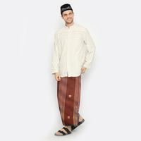 Gambar Sarung ATLAS Premium 790 Songket Special Coklat Kuning dari Sarung Atlas undefined 1 Tokopedia