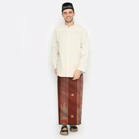 Gambar Sarung ATLAS Premium 790 Songket Special Coklat Kuning dari Sarung Atlas undefined 2 Tokopedia