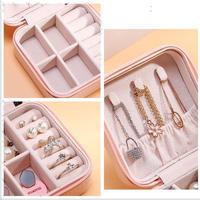 Gambar Jewelry Box Tempat Penyimpanan Perhiasan Kalung Anting Emas TK02 - Putih dari FXG GALLERY undefined 3 Tokopedia